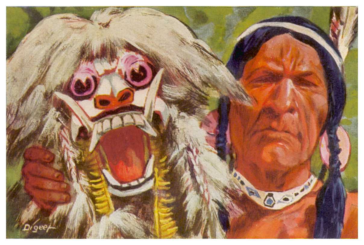 Bild 76. Inka-hAma und seine Maske