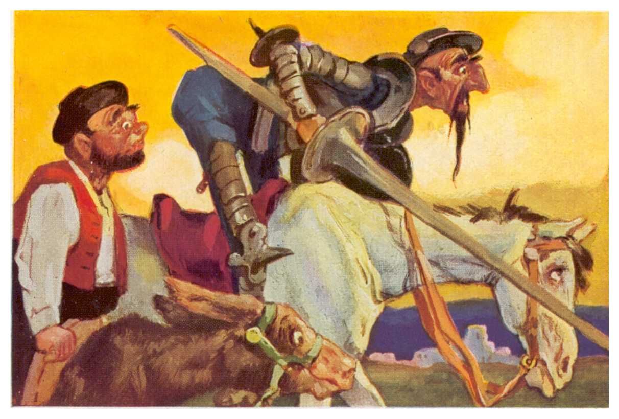 Picture 83. Don Quixote and Sancho Panza